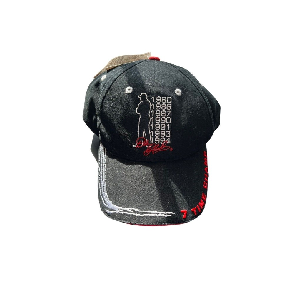 Dale Earnhardt 7 Time Champ 1980 1986 1987 1990 1991 1993 1994 Adjustable Cap